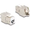 Delock Keystone Modul RJ45 anya - LSA Cat.6A eszközmentes fehér 10 db-os szett