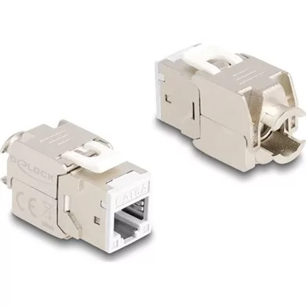 Delock Keystone Modul RJ45 anya - LSA Cat.6A eszközmentes fehér 10 db-os szett