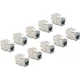 Delock Keystone Modul RJ45 anya - LSA Cat.6A eszközmentes szürke 10 db-os szett