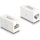 Delock RJ45 CAT6 UTP -> RJ45 CAT6 UTP F/F adapter fehér