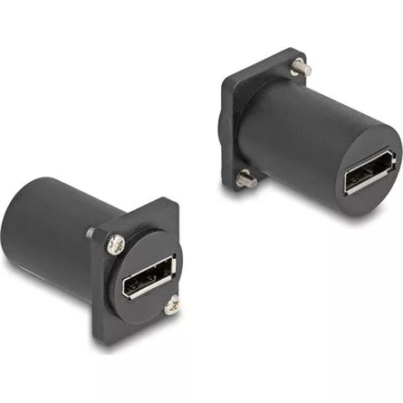 Delock D-típusú modul DisplayPort anya - anya 4K fekete