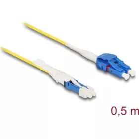  Delock Optikai szálas kábel CS apa - LC Duplex egyszeres mód G657A2 / OS2 Uniboot 0,5 m