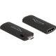 Delock 88309 USB-C HDMI capture card fekete