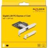 Delock PCI Express x1 Kártya - 1 x SFP bővítőhely Gigabit LAN