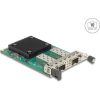 Delock OCP 3.0 kártya - 2 x SFP+ 10 Gigabit LAN