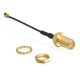 Delock ADA Delock 88408 RP-SMA jack for installation > MHF/U.FL plug - 500mm