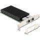 Delock 88522 10Gb/s PCIe x8 Dual RJ45 hálózati adapter low profile (X540)