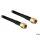 Delock RP-SMA F/F antenna kábel 2m LMR195 fekete
