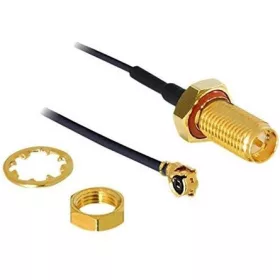   Delock RP-SMA -> MHF/U.FL M/F antenna kábel 0.2m LP-068, splash proof