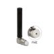 Delock LAN Delock 88767 GSM négysávos antenna FME 2 dBi 90° mindenirányú fix - Fekete