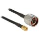 Delock KAB Delock 88938 N Plug > RP-SMA Plug CFD200 antenna kábel - 1m