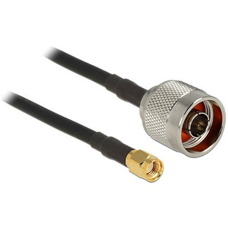 Delock KAB Delock 88939 N Plug > RP-SMA Plug CFD200 antenna kábel - 1,5m