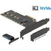 Delock 89013 1-port M.2 NVME PCIe x4 gaming bővítőkártya fekete