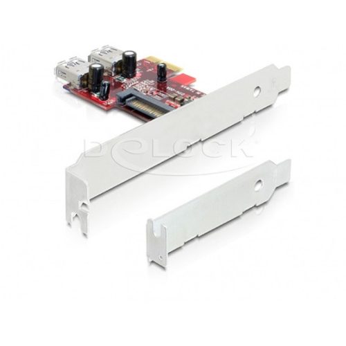 Delock ADA Delock 89272 PCI Express Kártya > 2 x külső USB 3.0