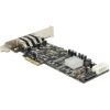 Delock PCI Express x4 Kártya > 4 x Külső USB 3.0 Quad Channel