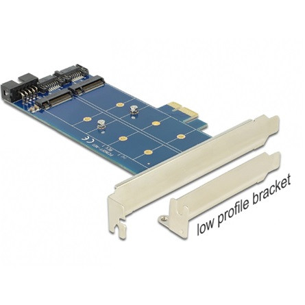 Delock ADA Delock 89374 PCI Express kártya > 2x belső M.2 NGFF