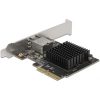 Delock AQC107 10Gb/s PCIe x4 RJ45 hálózati adapter low profile