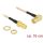 Delock RP-SMA M/F antenna kábel 0.16m réz egyenes/90°