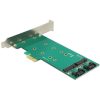 Delock PCI Express Card > 2 x internal M.2 Key B 110 mm - Low Profile Form Factor