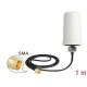 Delock WLAN 802.11 ac/a/h/b/g/n Antenna SMA plug 1.4 - 3.0 dBi omnidirectional with connection cable