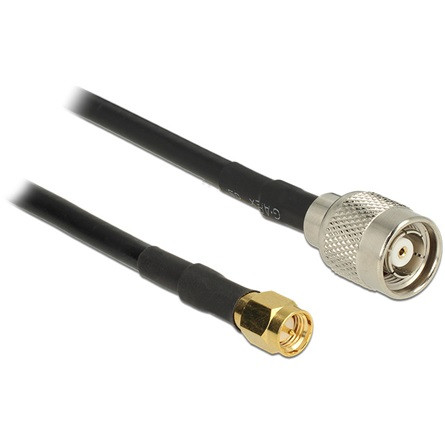 Delock KAB Delock 89512 Antenna Cable RP-TNC Plug > SMA Plug RG-58 C/U 7.5 m