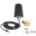 Delock LoRa Antenna 868 MHz SMA Plug 0 dBi omnidirectional (RG-174, 3 m) roof mount outdoor black