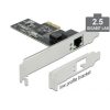 Delock RTL8125 2,5Gb/s PCIe x1 RJ45 hálózati adapter low profile