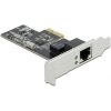 Delock RTL8125 2,5Gb/s PCIe x1 RJ45 hálózati adapter low profile