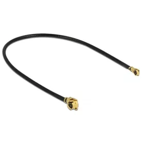  Delock MHF/U.FL -> MHF IV/ HSC MXHP32 F/F antenna kábel 0.1m fekete