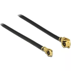   Delock MHF/U.FL -> MHF IV/ HSC MXHP32 F/F antenna kábel 0.3m fekete