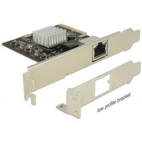   Delock TN4010 10Gb/s PCIe x4 RJ45 hálózati adapter low profile