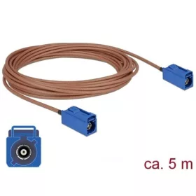   Delock FAKRA-C -> FAKRA C F/F antenna kábel 5m réz RG-316