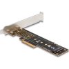 Delock PCI Express x4-kártya - 1 x belső NVMe M.2 Key M 110 mm - alacsony profilú formatényező