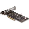 Delock PCI Express x8 kártya - 2 x belső NVMe M.2 Key M - elágazás - alacsony profilú formatényező