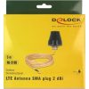 Delock LTE Antenna SMA plug 2 dBi fixed omnidirectional with connection cable (RG-316U 5 m) outdoor