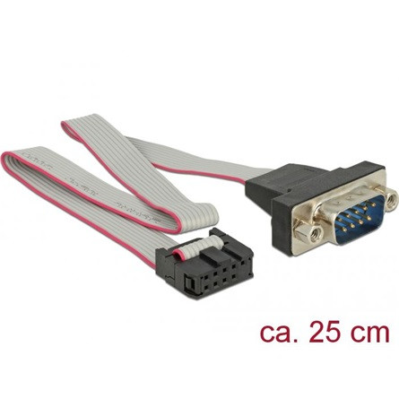 Delock ADA Delock 89900 RS-232 soros tus fejű anya - DB9 apa