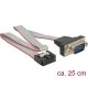 Delock ADA Delock 89900 RS-232 soros tus fejű anya - DB9 apa