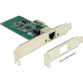   Delock i210 1Gb/s PCIe x1 RJ45 hálózati adapter low profile