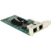 Delock 1Gb/s PCIe x1 Dual RJ45 hálózati adapter low profile