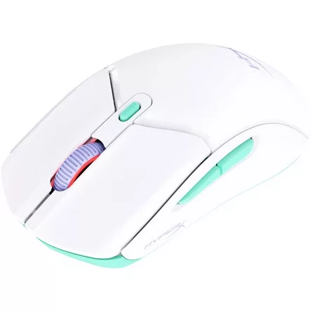 HP HyperX Pulsefire Haste 2 Core Wireless optikai Bluetooth / vezeték nélküli gaming egér fehér-lila
