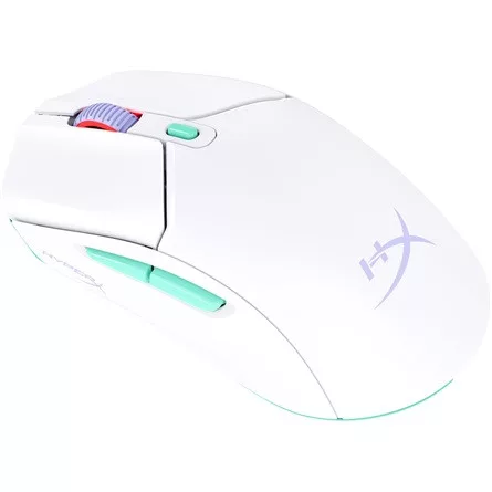HP HyperX Pulsefire Haste 2 Core Wireless optikai Bluetooth / vezeték nélküli gaming egér fehér-lila