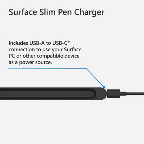 Microsoft Surface Slim Pen Charger Black