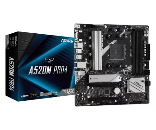 ASRock sAM4 A520M PRO4 alaplap