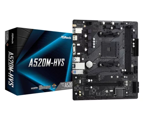 ASRock sAM4 A520M-HVS alaplap
