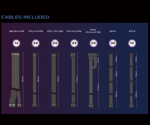 ASRock Phantom Gaming PG-1300G 1300W 80 PLUS Gold ATX3.1 Moduláris Tápegység