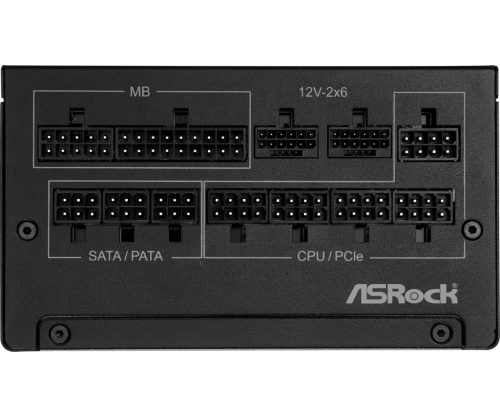 ASRock Steel Legend SL-1200G 1200W 80 PLUS Gold Moduláris Tápegység, fekete