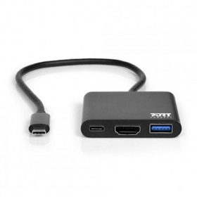 PORT DESIGNS dokkoló, USB-C MINI DOCKING STATION WITH HDMI