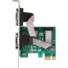 Delock 90046 Serial RS-232 2-port PCIe x1 bővítőkártya