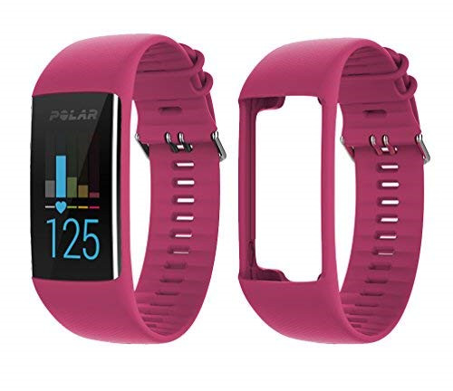 Polar A370 vízálló fitnesz óra, pink, S méret