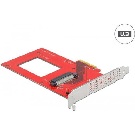 Delock 90071 1-port U.3 NVMe (SFF-8639) 2,5" PCIe x4 bővítőkártya szürke